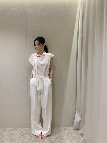 甜美飄帶百搭恤衫