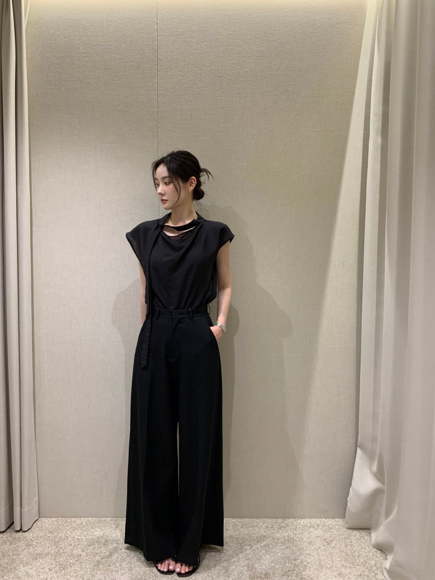 甜美飄帶百搭恤衫