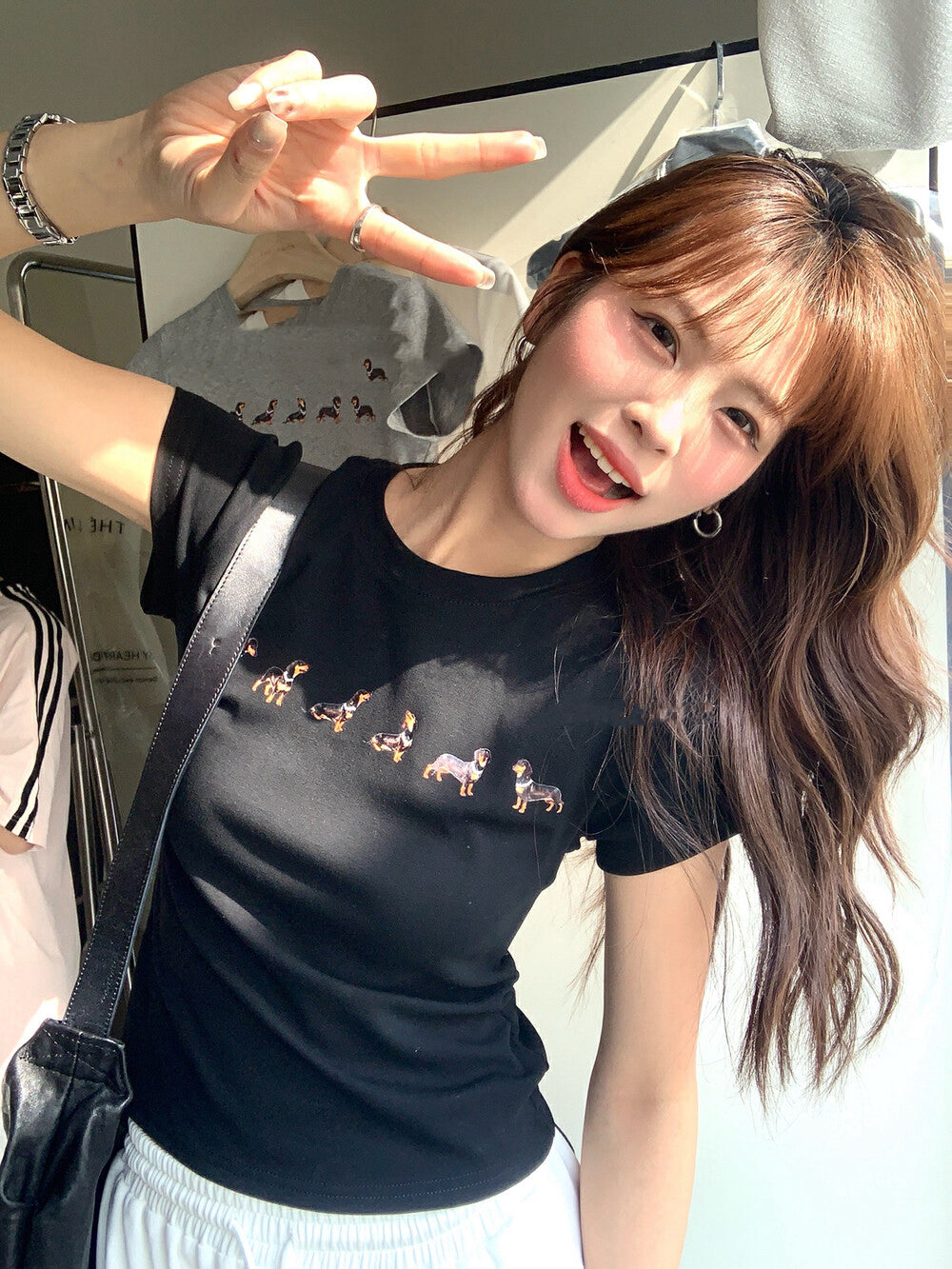 Dachshund Slim-Fit Slimming Short Sleeve