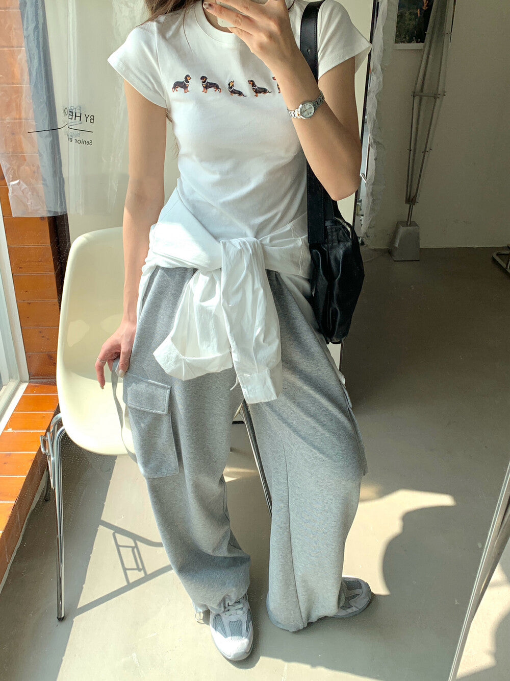 Dachshund Slim-Fit Slimming Short Sleeve