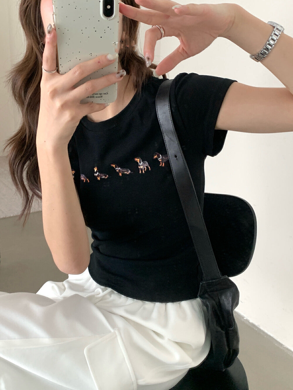 Dachshund Slim-Fit Slimming Short Sleeve