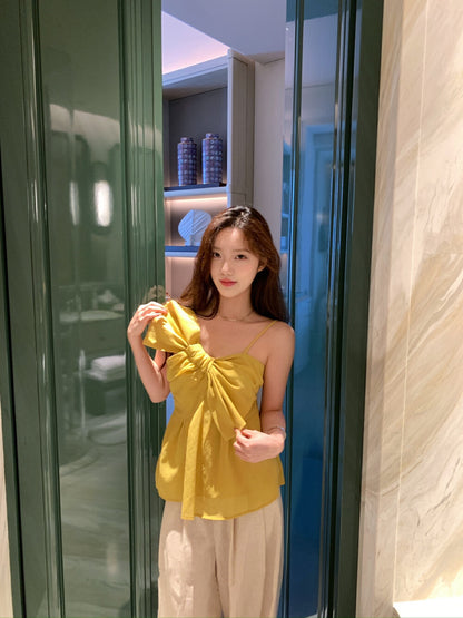 超大蝴蝶結吊帶