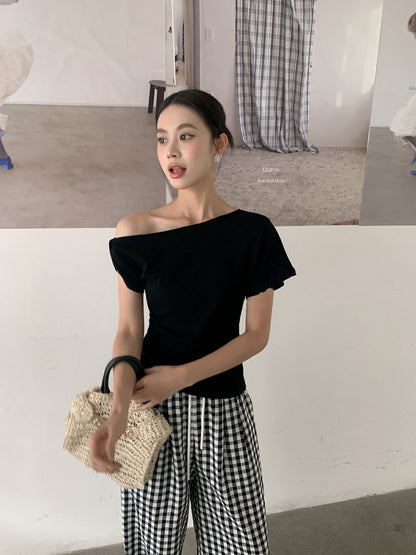 Sensual Off-Shoulder Short Sleeve