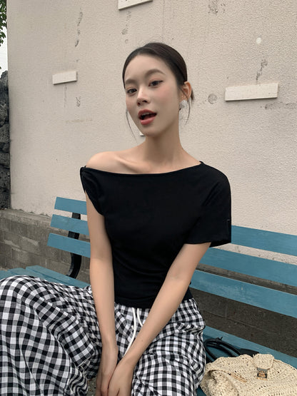 Sensual Off-Shoulder Short Sleeve