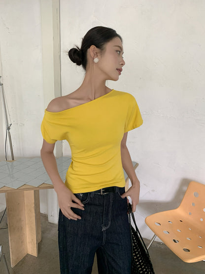 Sensual Off-Shoulder Short Sleeve