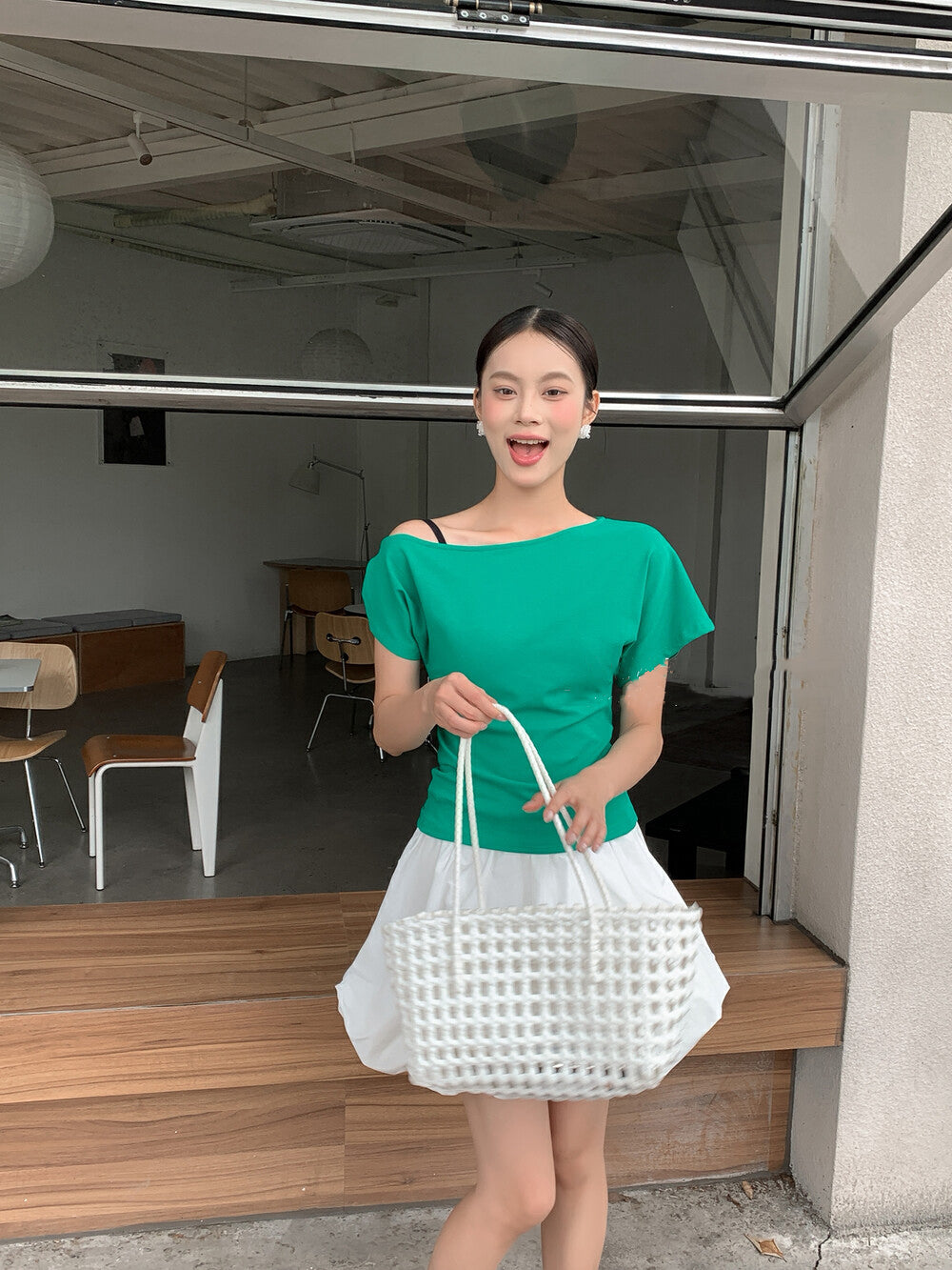 Sensual Off-Shoulder Short Sleeve