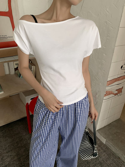 Sensual Off-Shoulder Short Sleeve