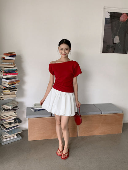 Sensual Off-Shoulder Short Sleeve