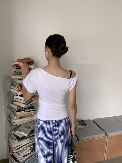 Sensual Off-Shoulder Short Sleeve