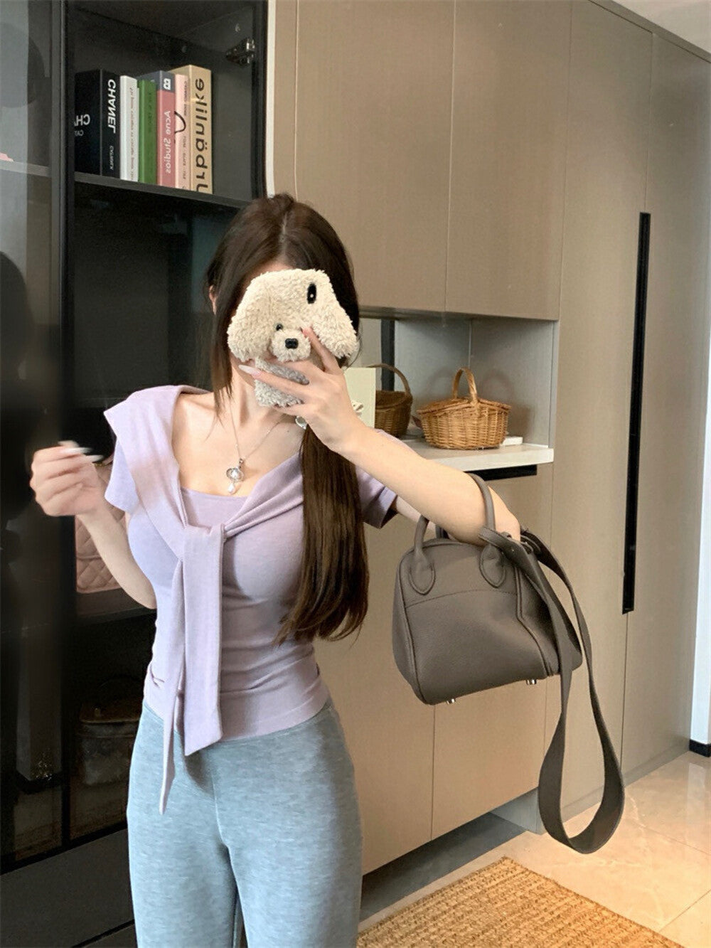 Structured Shoulder Tie Slim-Fit Cape Short Sleeve