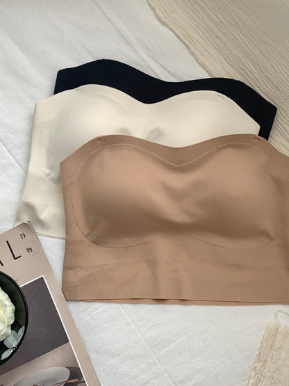 シームレスインビジブルノンワイヤーブラジャー