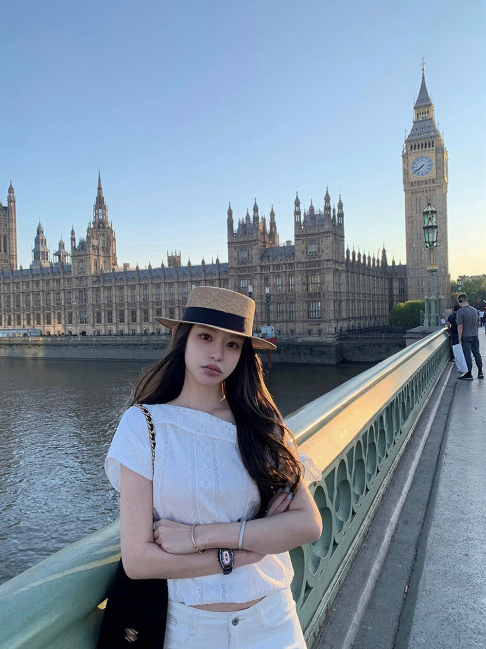 Off-shoulder Embroidered Patchwork Chic Blouse