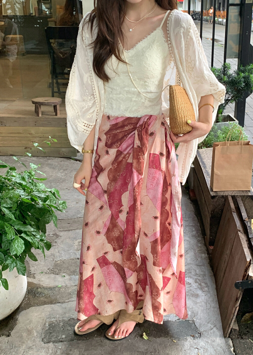 Lace Embroidered Camisole with Padding