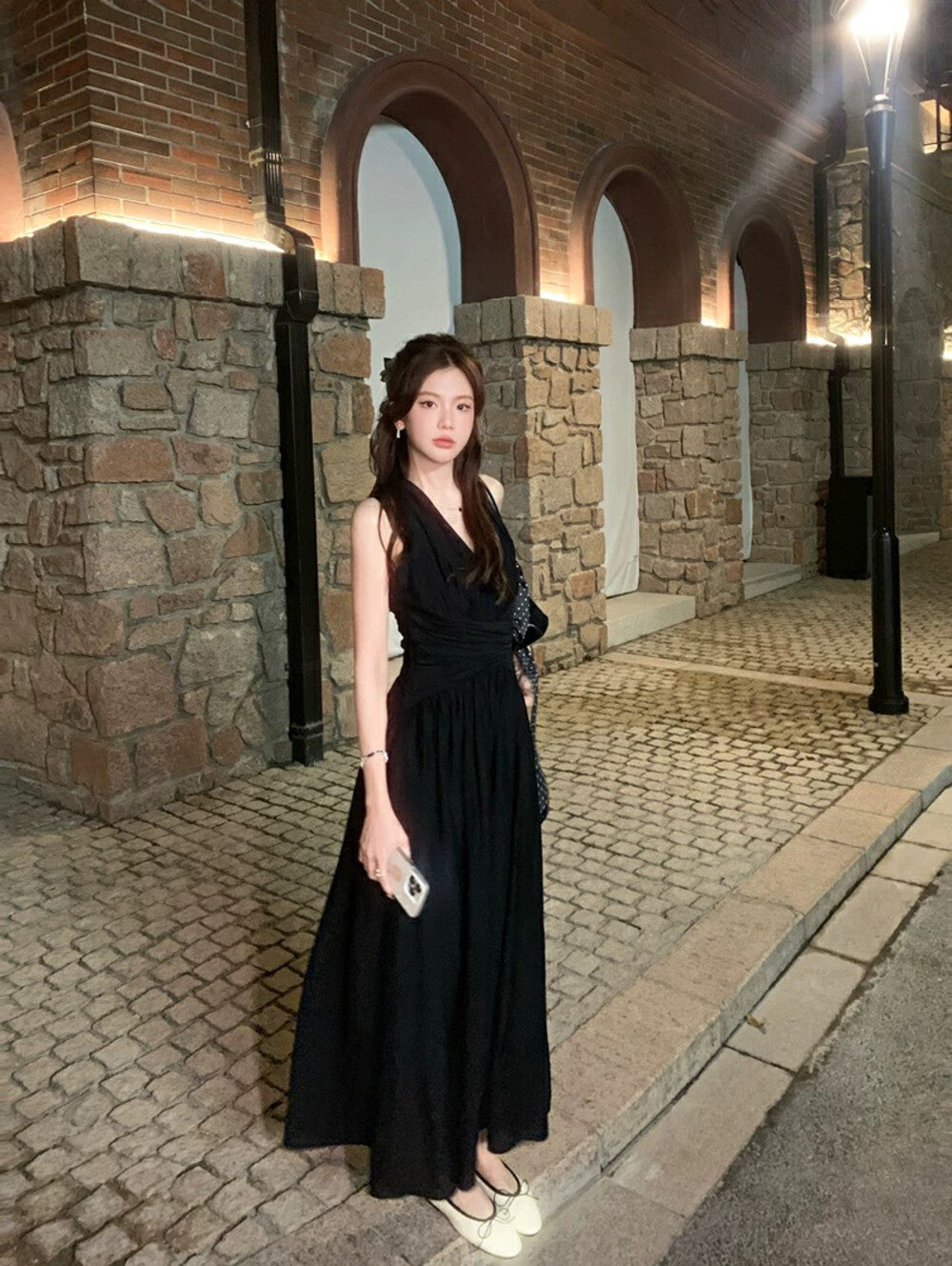 Halter Neck Sleeveless Dress