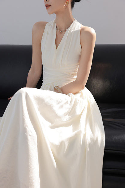 Halter Neck Sleeveless Dress