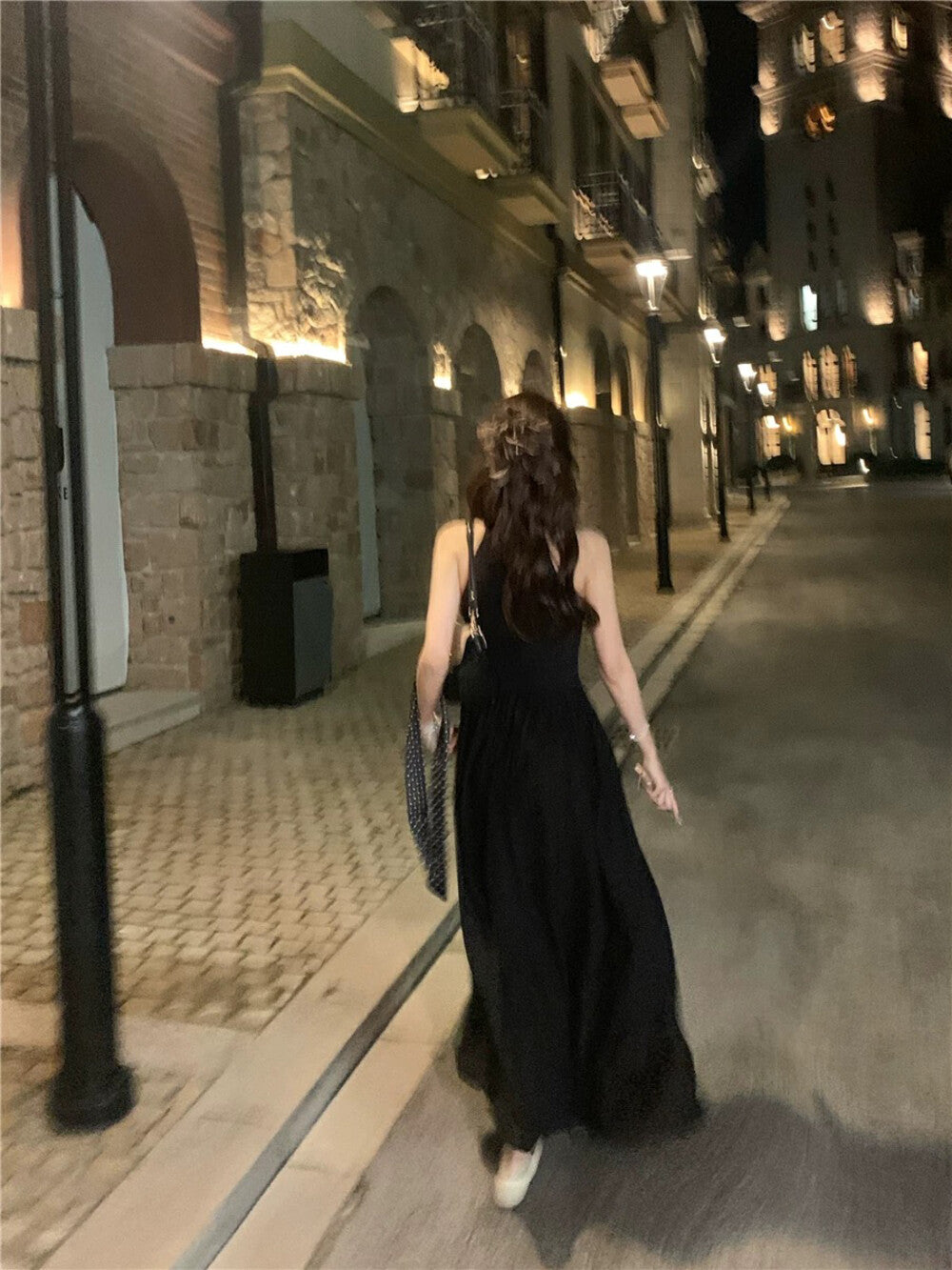 Halter Neck Sleeveless Dress