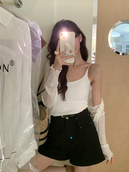 Padded Ice Silk Tank Top