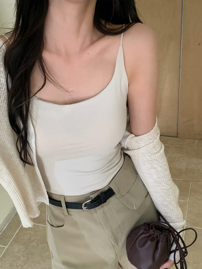 Padded Ice Silk Tank Top