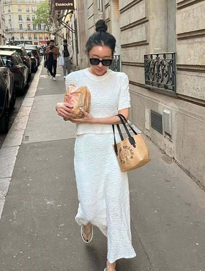 提花肌理感氣質套裝