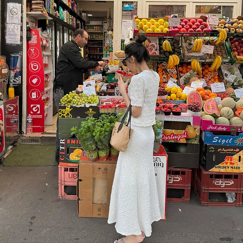 提花肌理感氣質套裝