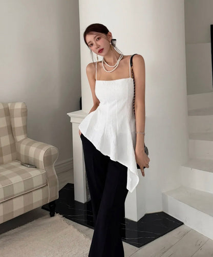 French Design Asymmetrical Strap