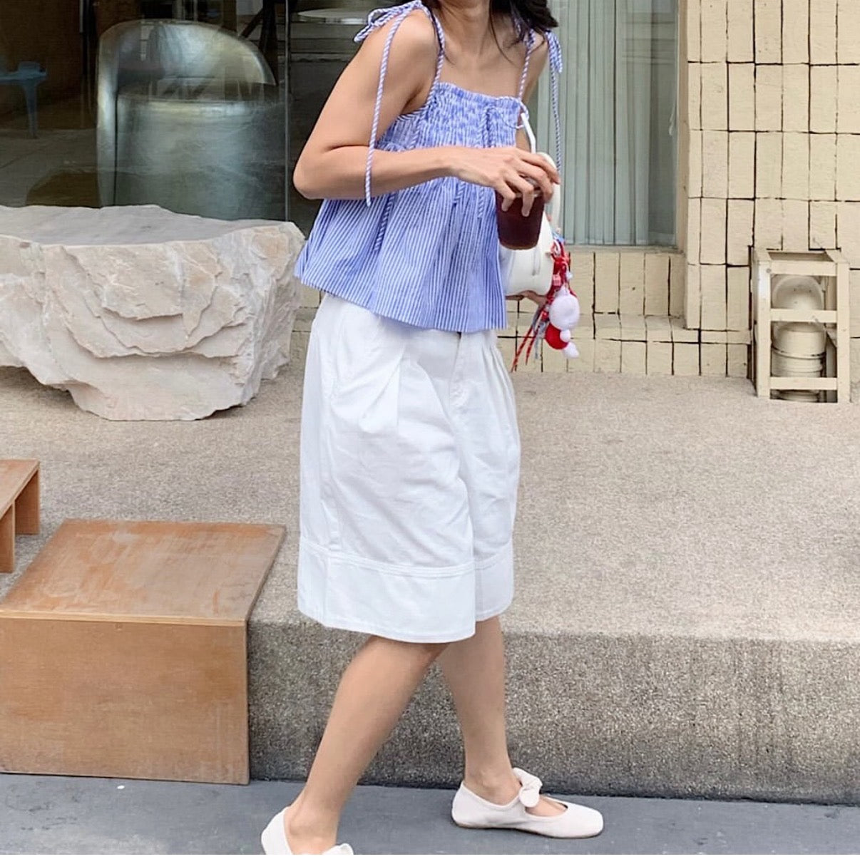 Vintage Lace-up Bowknot Strap