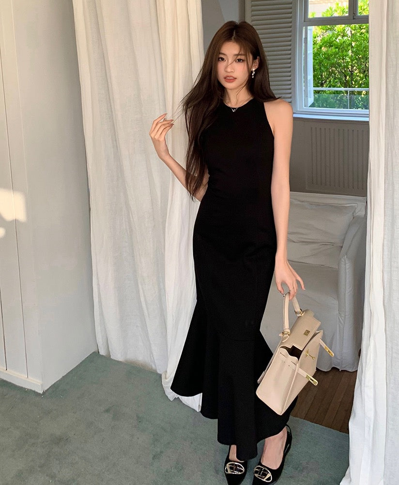 Elegant Sleeveless Mermaid Bodycon Dress