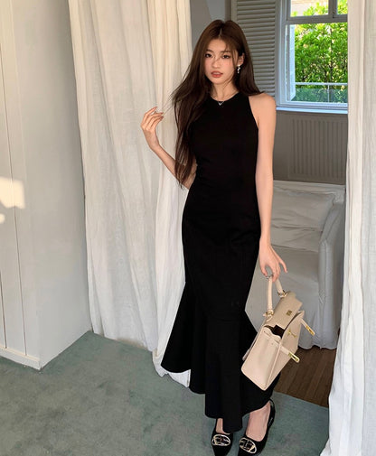 Elegant Sleeveless Mermaid Bodycon Dress