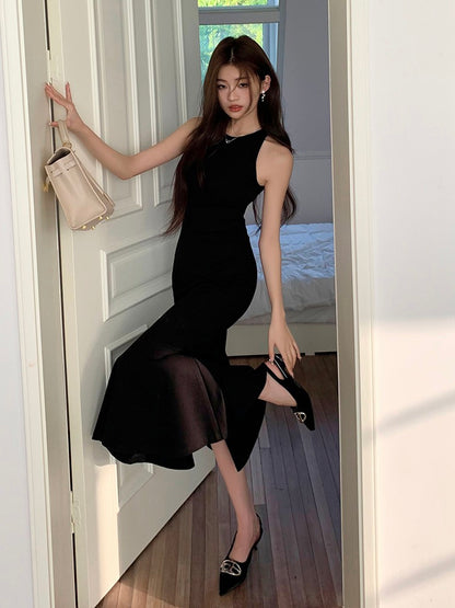 Elegant Sleeveless Mermaid Bodycon Dress