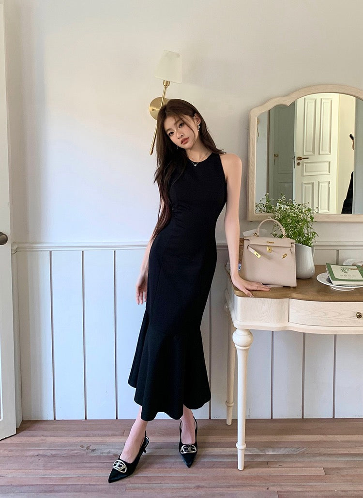 Elegant Sleeveless Mermaid Bodycon Dress