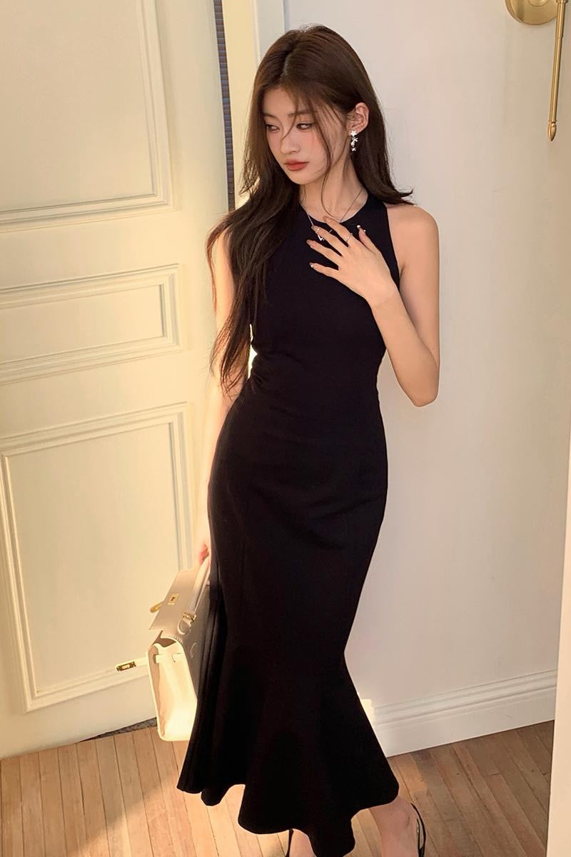Elegant Sleeveless Mermaid Bodycon Dress