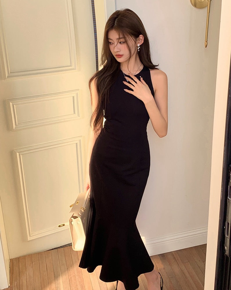 Elegant Sleeveless Mermaid Bodycon Dress