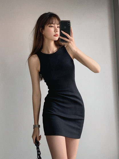 Slim Fit Sleeveless Tank Dress