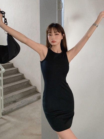 Slim Fit Sleeveless Tank Dress