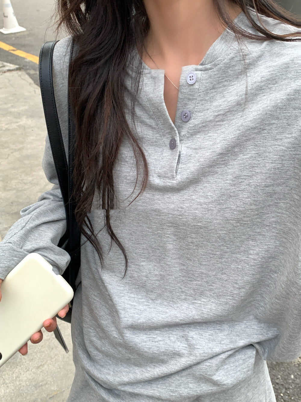 リラックス感のあるトップス+ゆったりカジュアルショートパンツセット