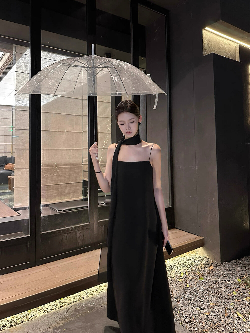 Hepburn-style Loose-fitting Slimming Suspender