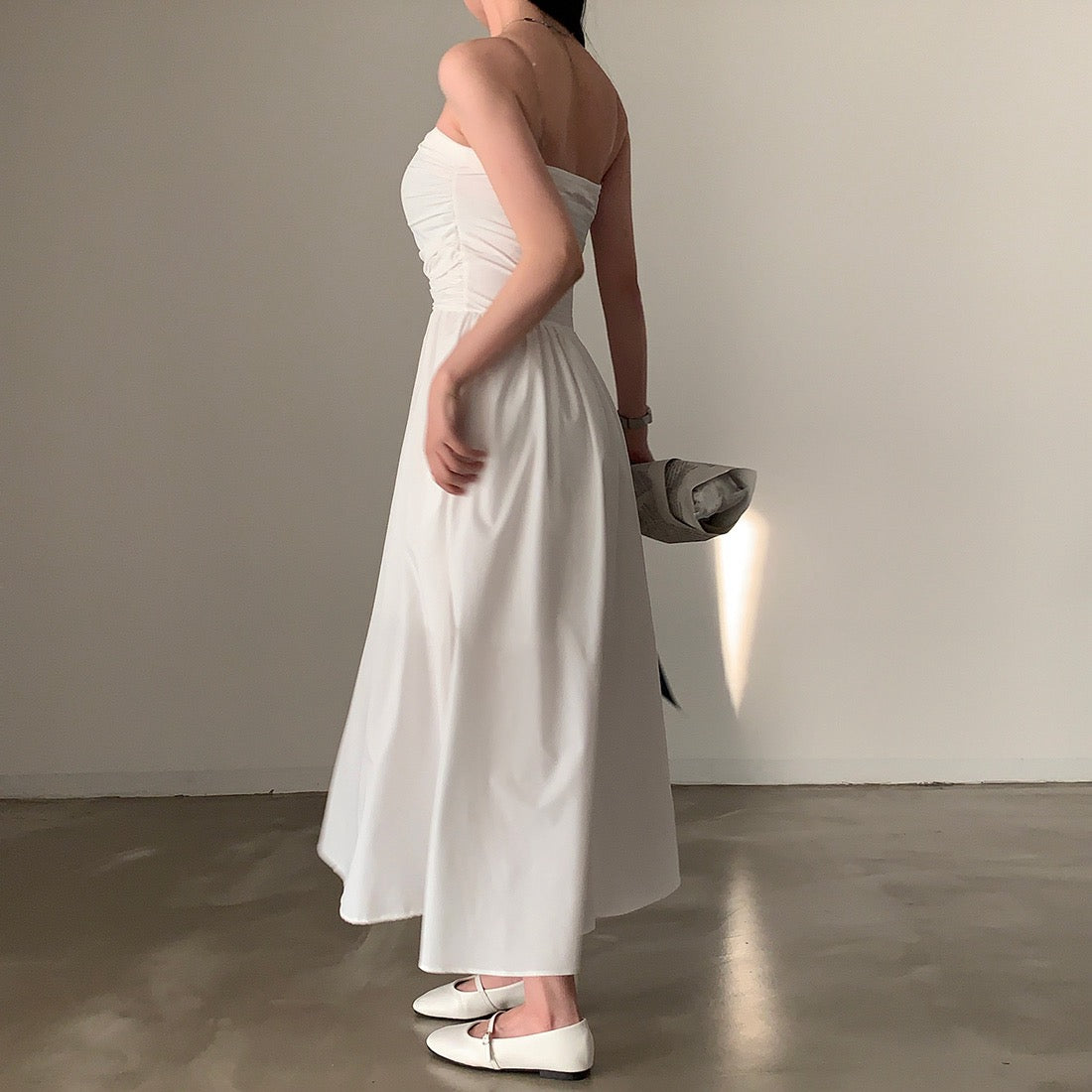 Elegant Strapless Dress