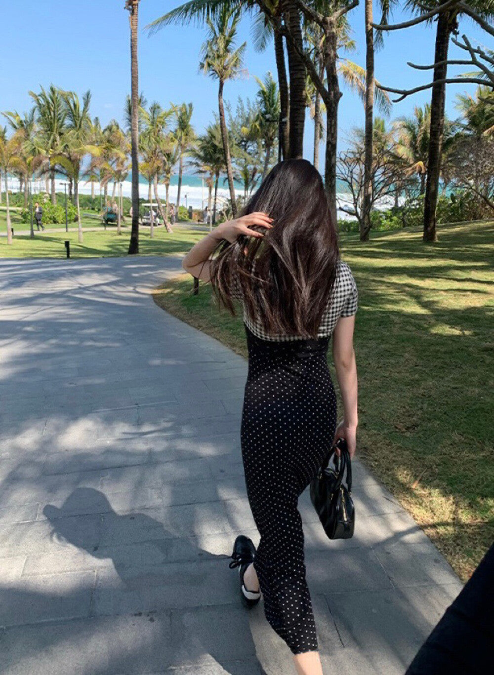 Patchwork Lace Slim-Fit Dress