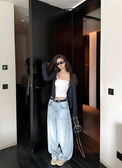 蕾絲拼接花邊軟糯防曬開衫