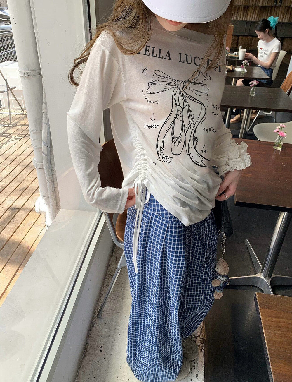 White One-Shoulder Sheer Sun Protection Cover-Up