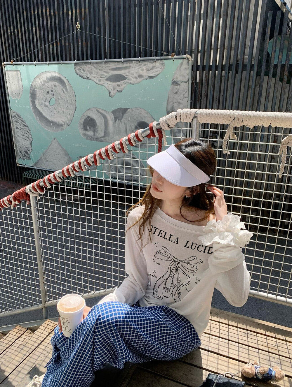 White One-Shoulder Sheer Sun Protection Cover-Up