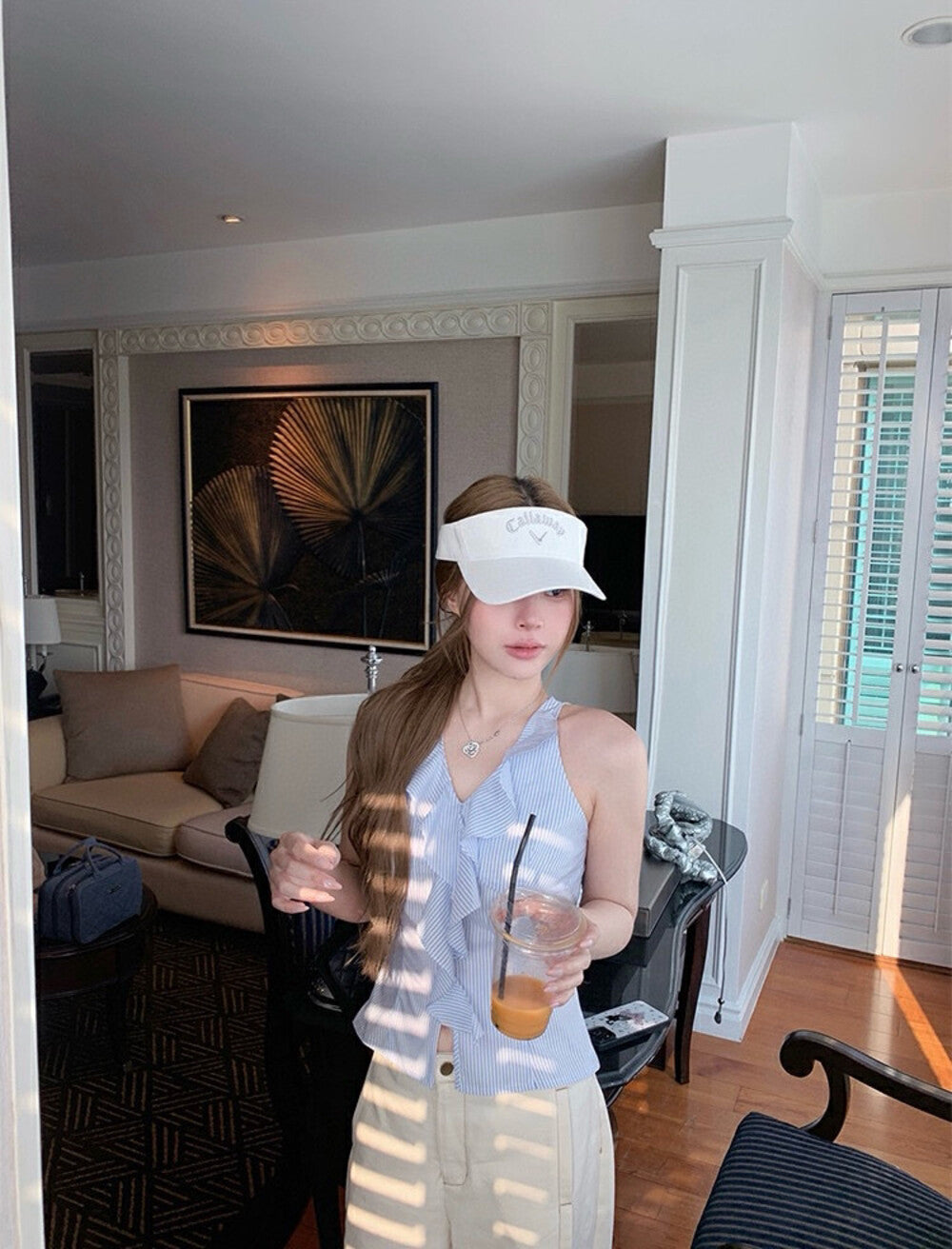 Halter Neck Sleeveless Top