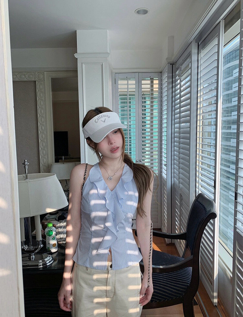 Halter Neck Sleeveless Top