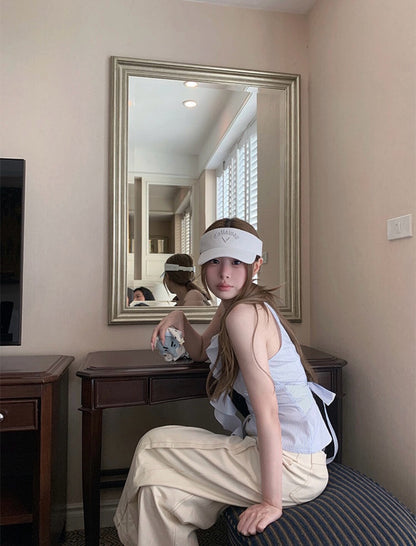 Halter Neck Sleeveless Top