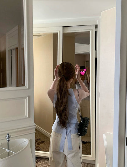 Halter Neck Sleeveless Top