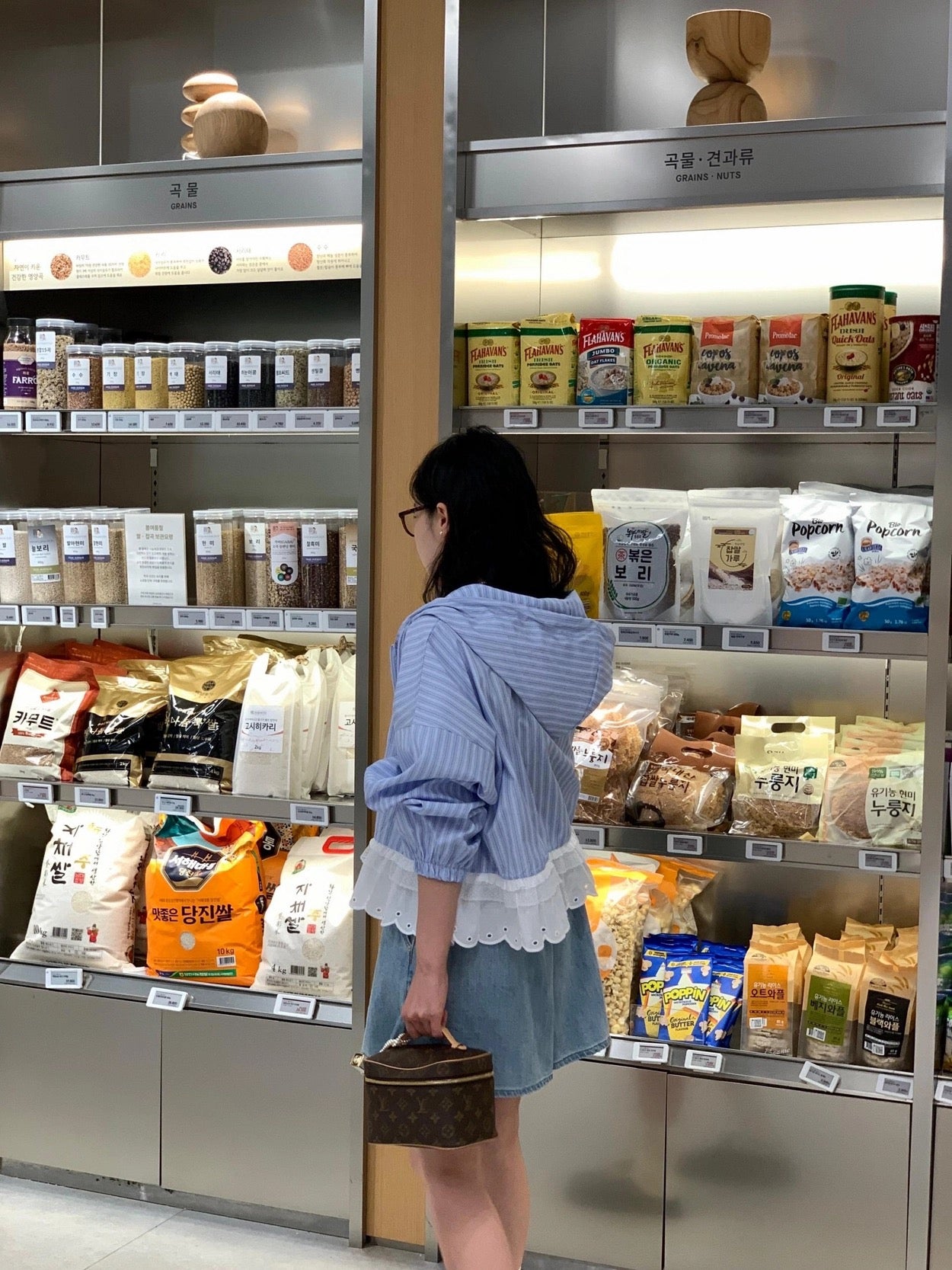 Striped Hooded Patchwork Lace Blouse