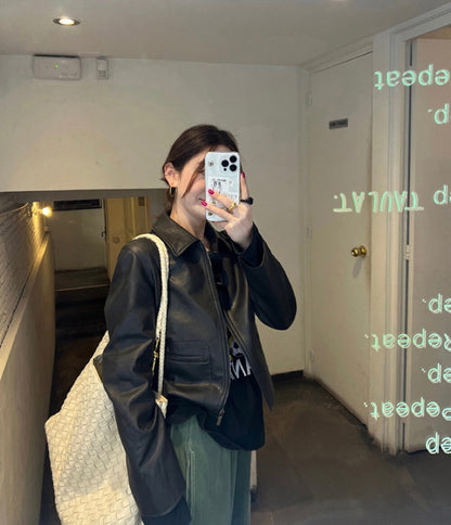 酷颯復古機車皮衣