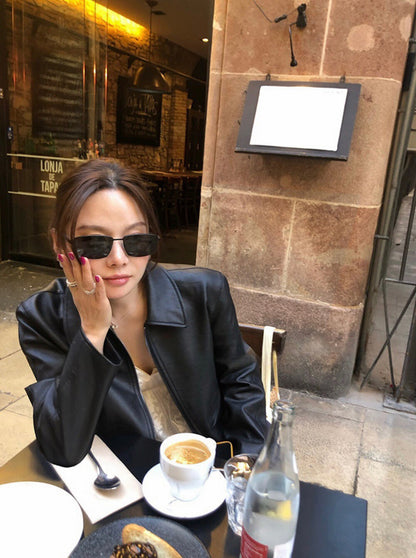 酷颯復古機車皮衣