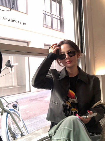 酷颯復古機車皮衣