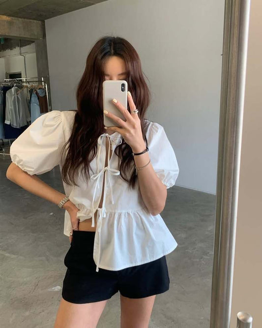 Tie-Neck Bow Blouse